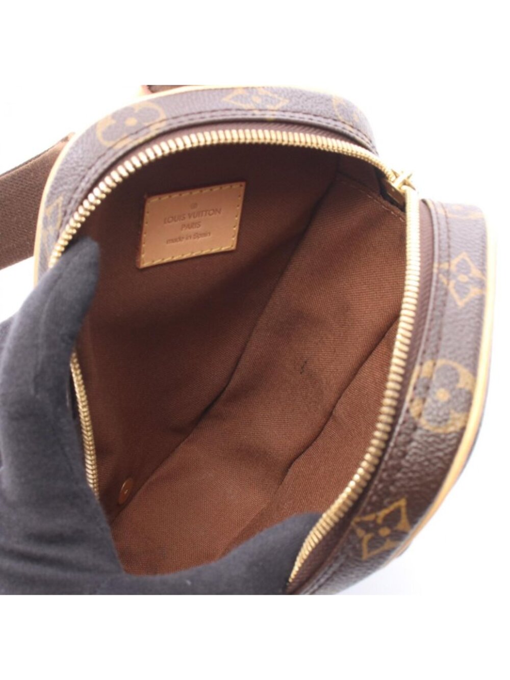 Louis Vuitton Waist Bag Pochette Gange Canvas Leather - Picture 3 of 10